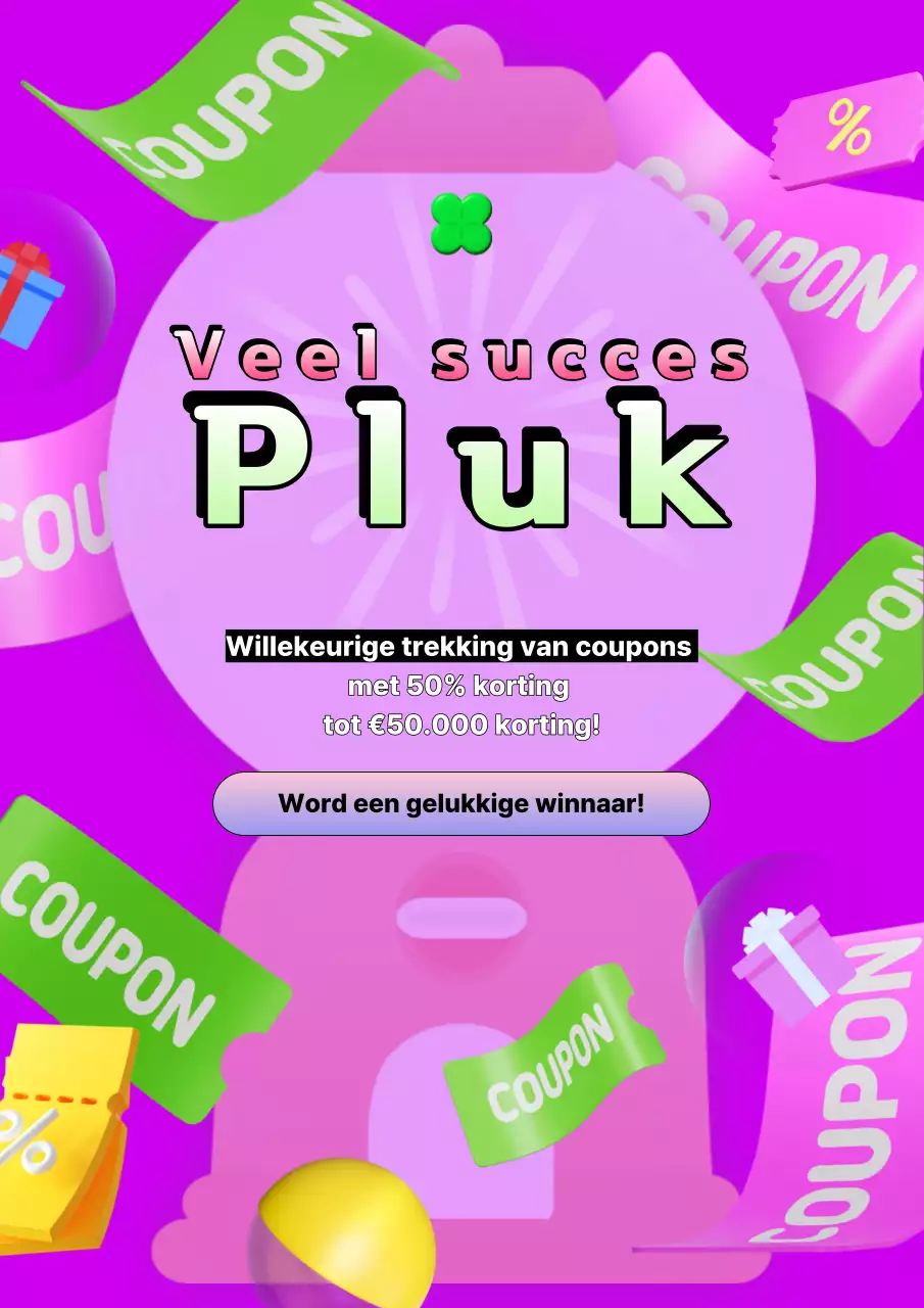 Promoot weggeefacties met een paarse knipoog