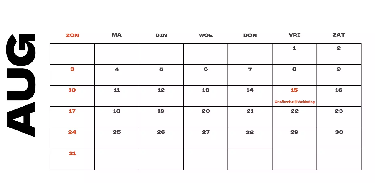 Hemels schone kalender