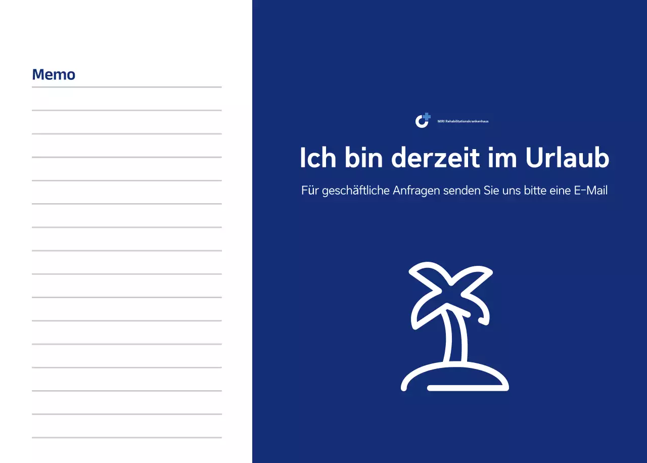 Einfacher Kalender mit blauen, klaren Illustrationen