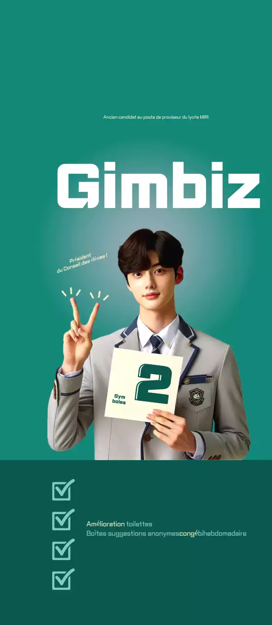 Promouvoir l'élection de l'Union des étudiants de Bora Bora