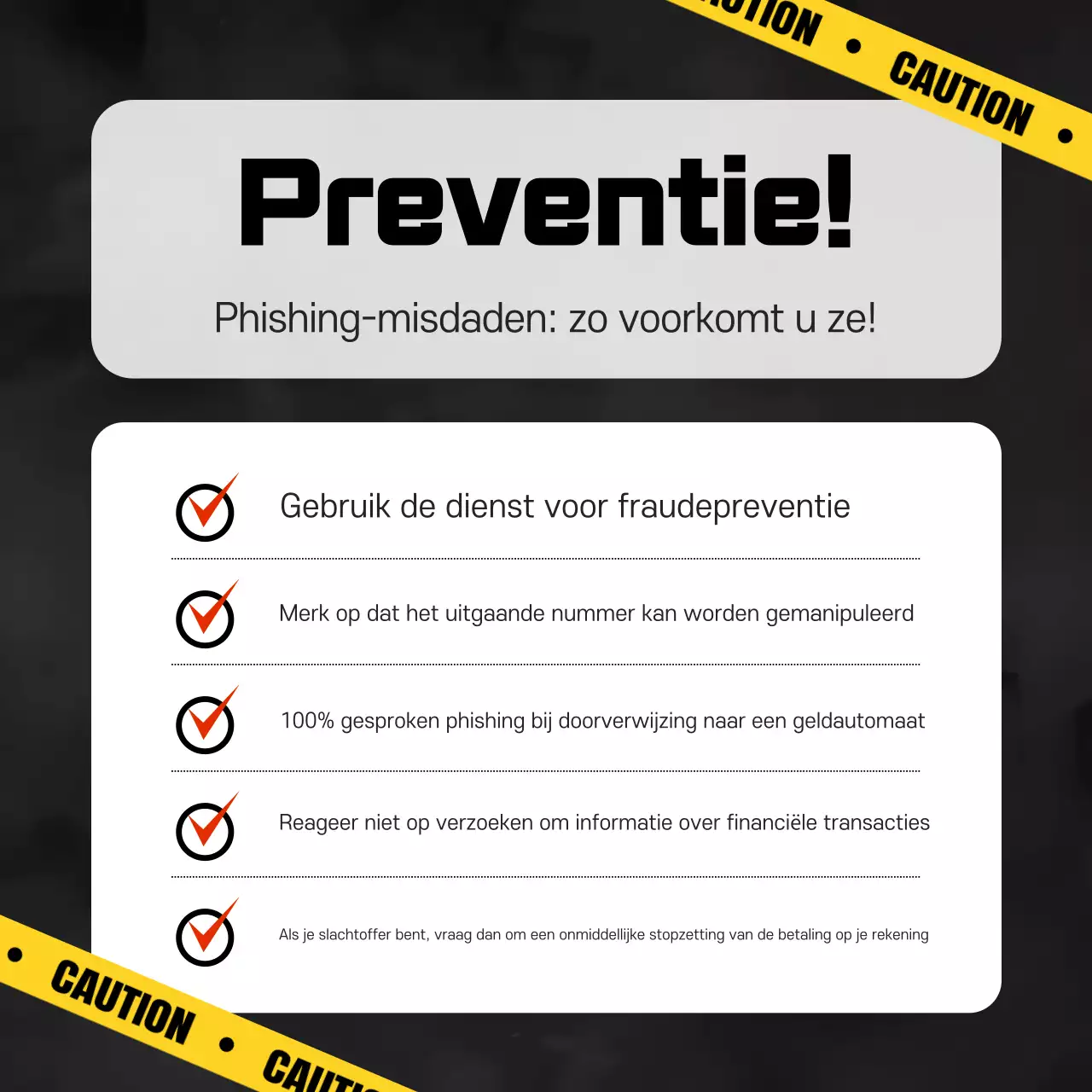 Pas op voor oranje eenvoudige phishing