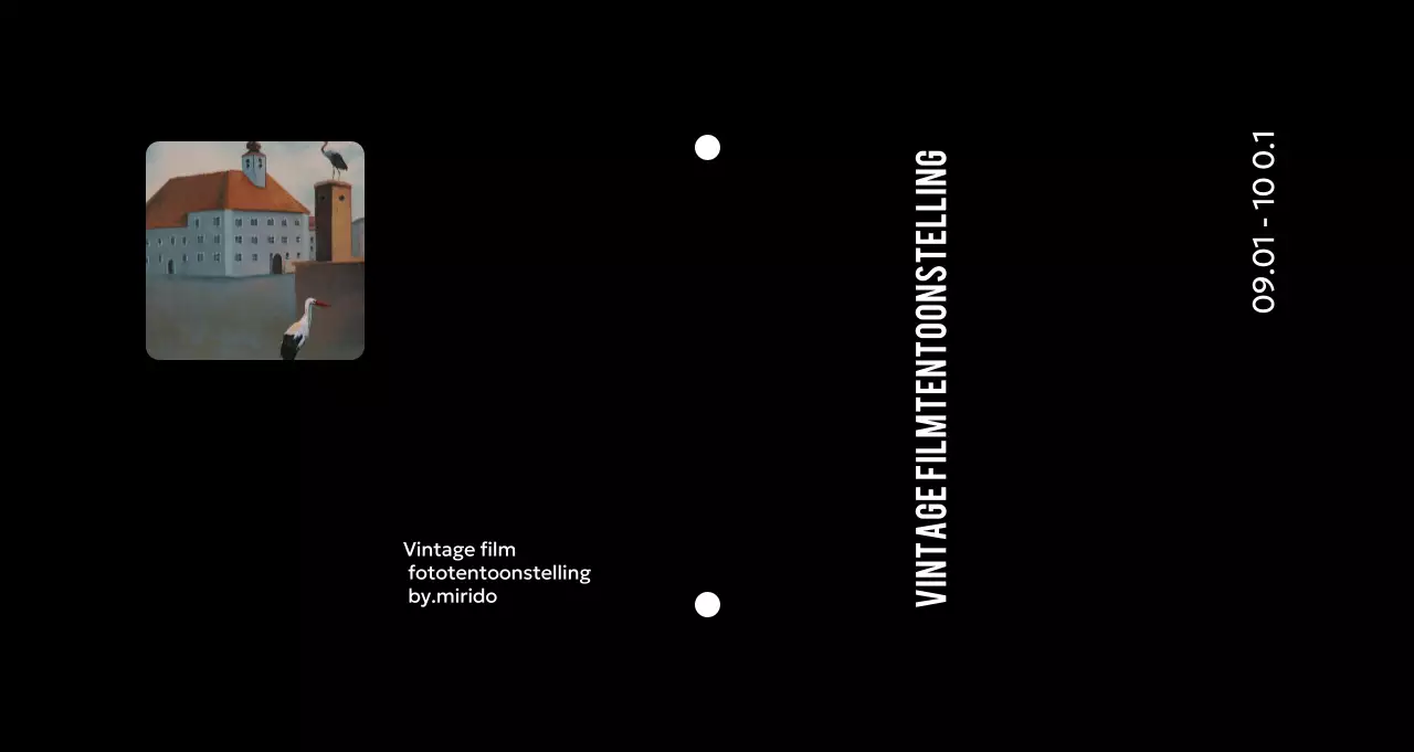 Black Vintage Tentoonstellingsgids