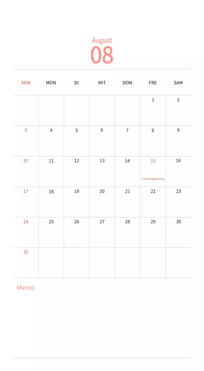 Stempelillustrationen mit einem warmen Konzept