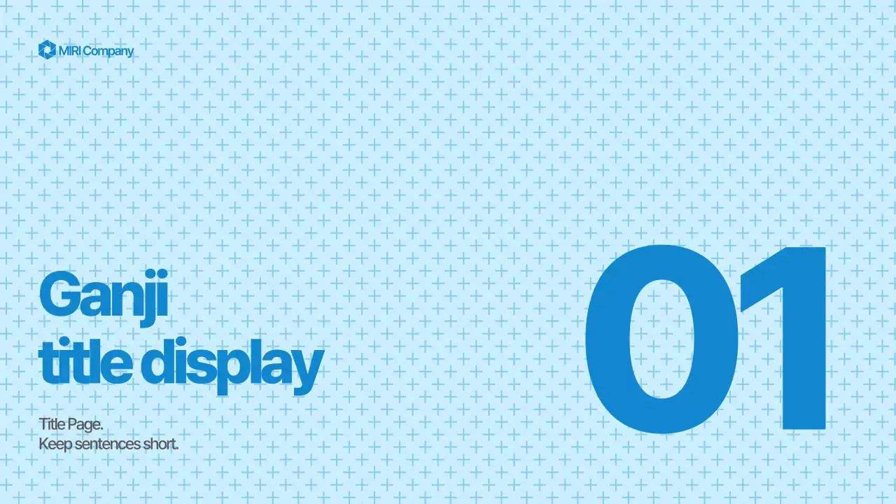 Blue Modern Template Presentation