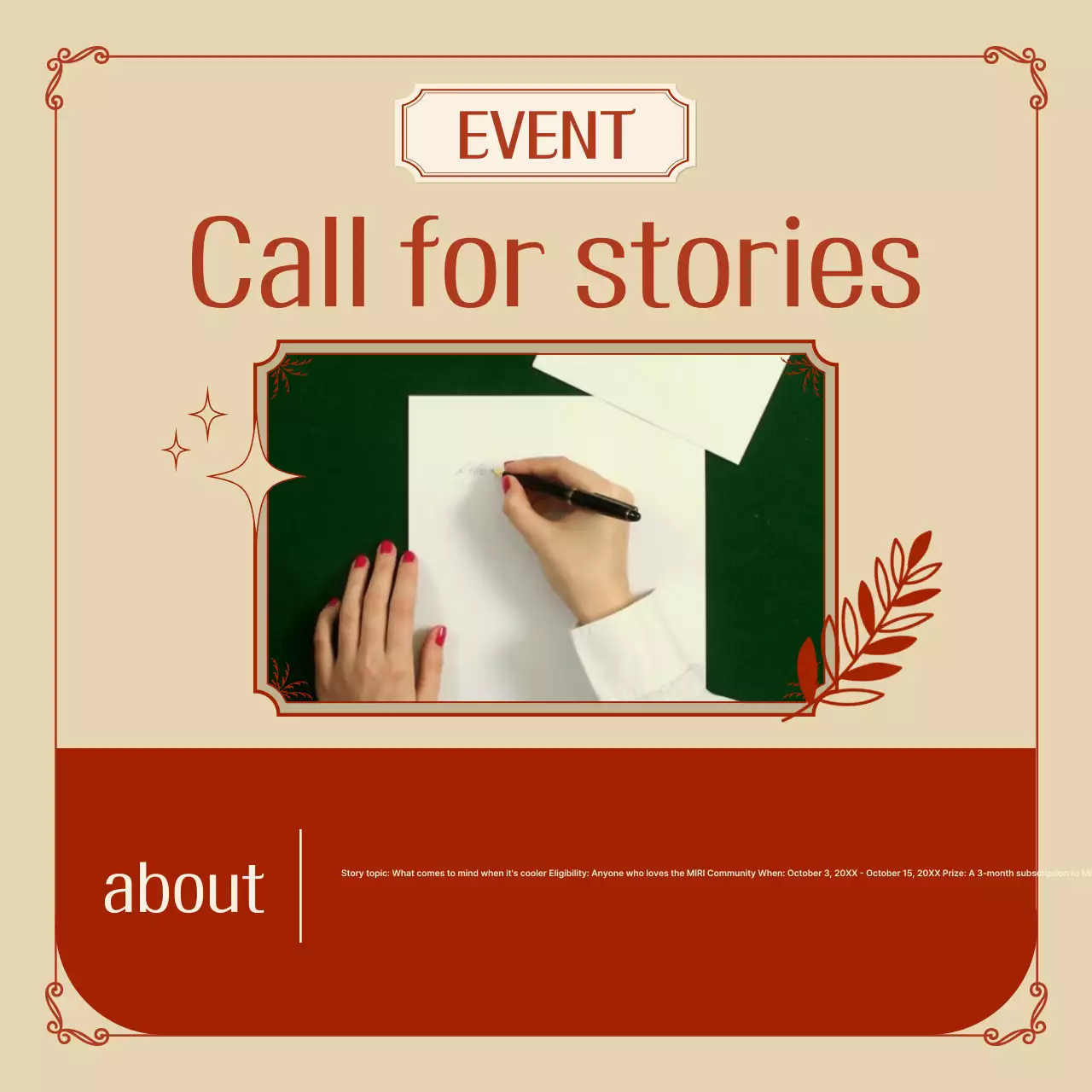 Resumo de eventos do Beige Classic