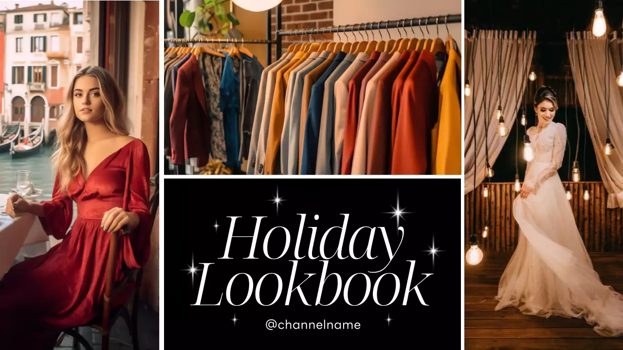 Red Trendy Holiday Guide YouTube Thumbnail