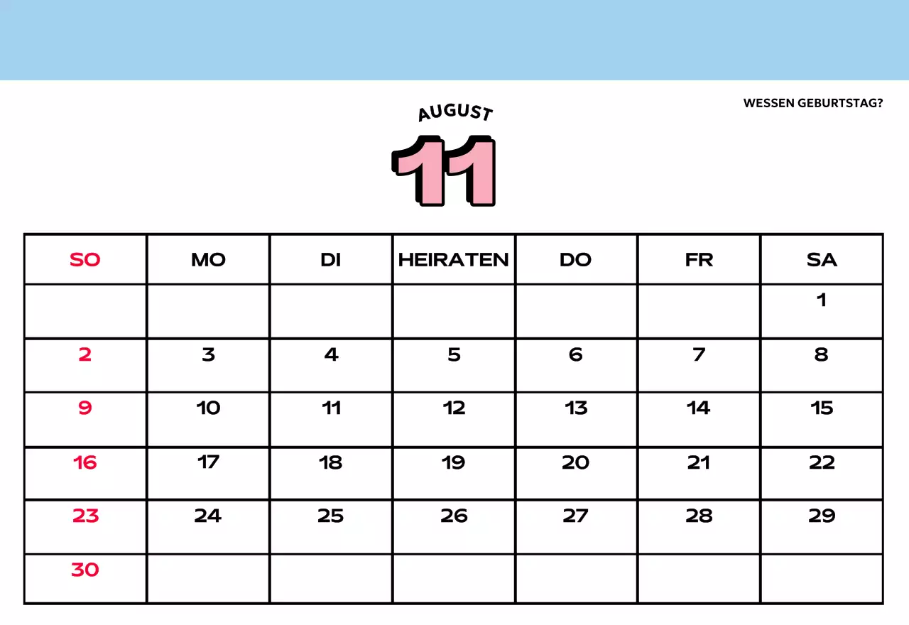 Bunte Kalender mit einer Vielzahl von Retro-Illustrationen