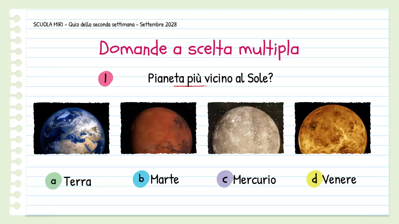 Quiz di scienze