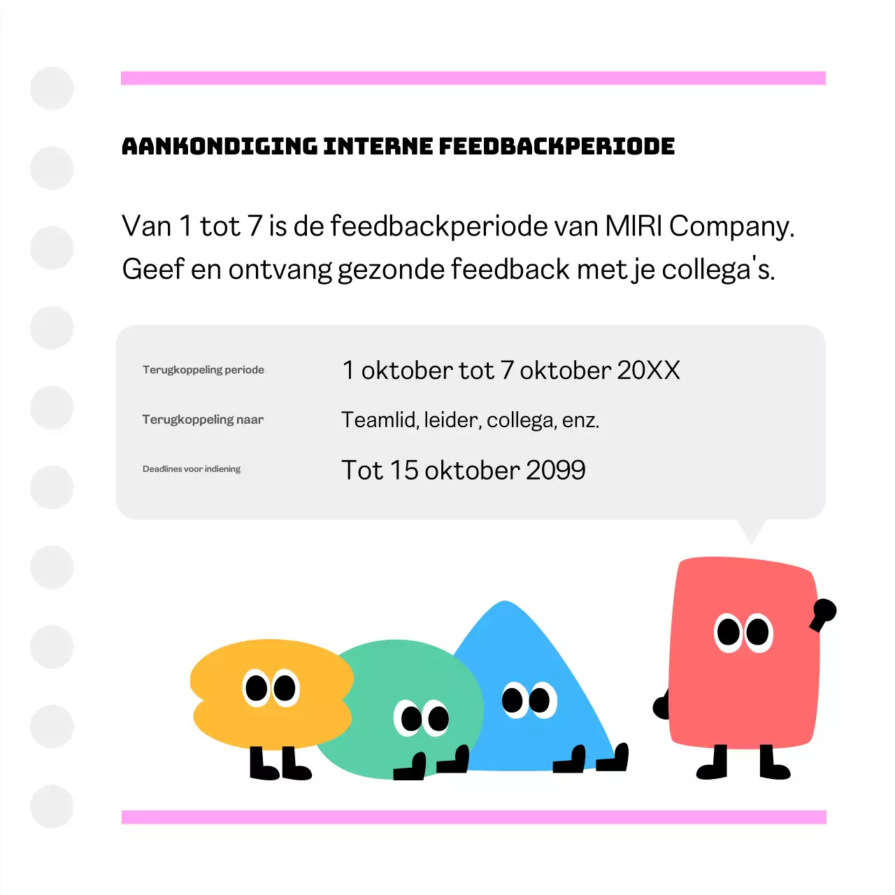 Feedback van Pink Simple-teamleden