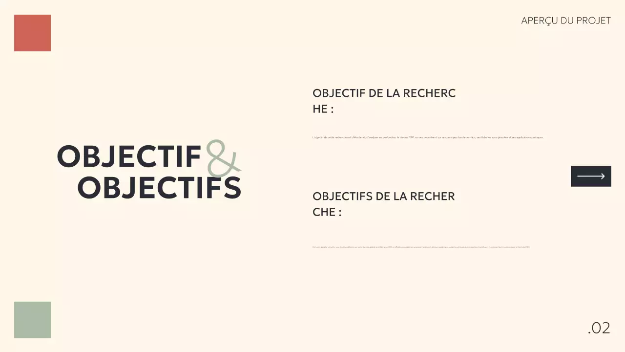 Présentation de projet moderne beige