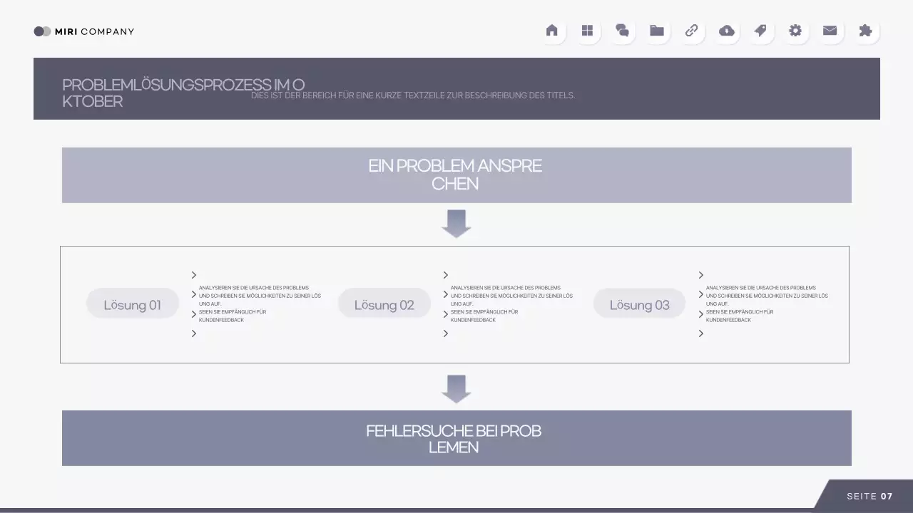Analyse der grauen modernen Berichte
