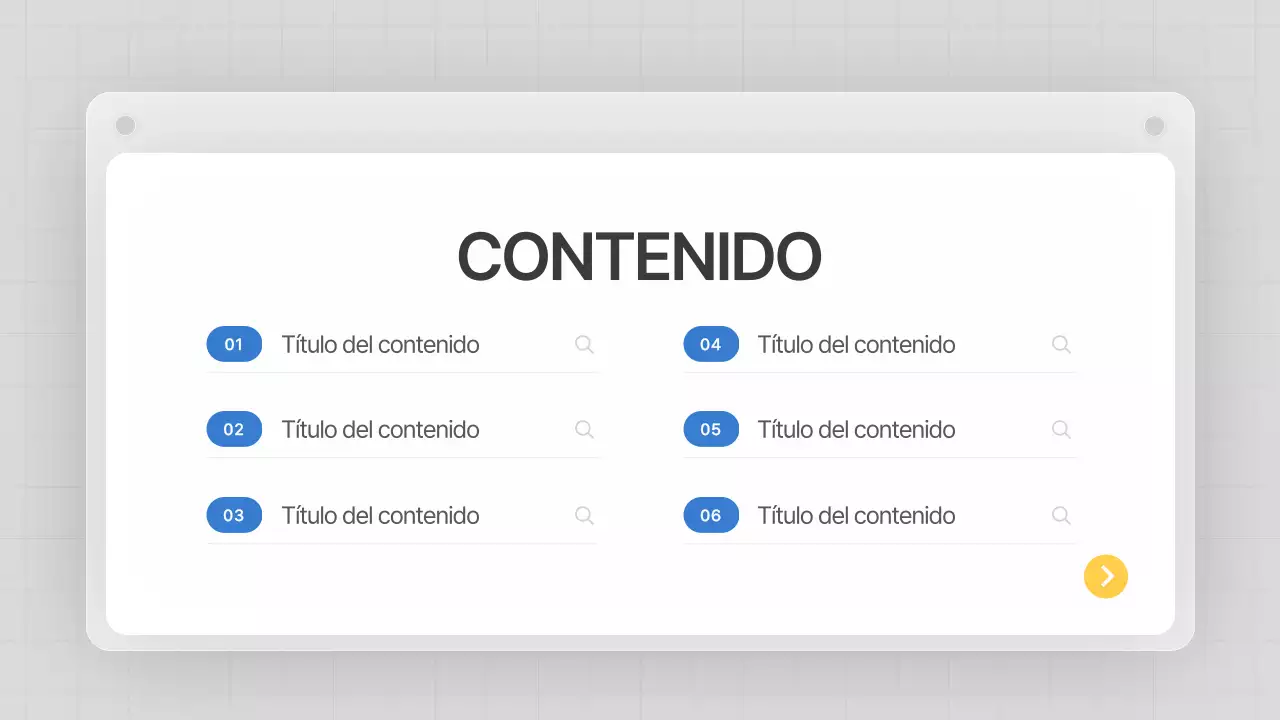 Un plan de negocio gris y limpio