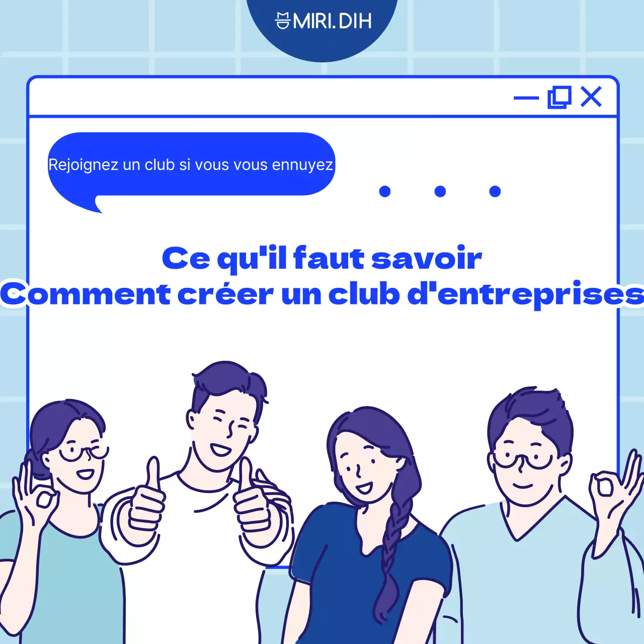Description du club Blue Tidy