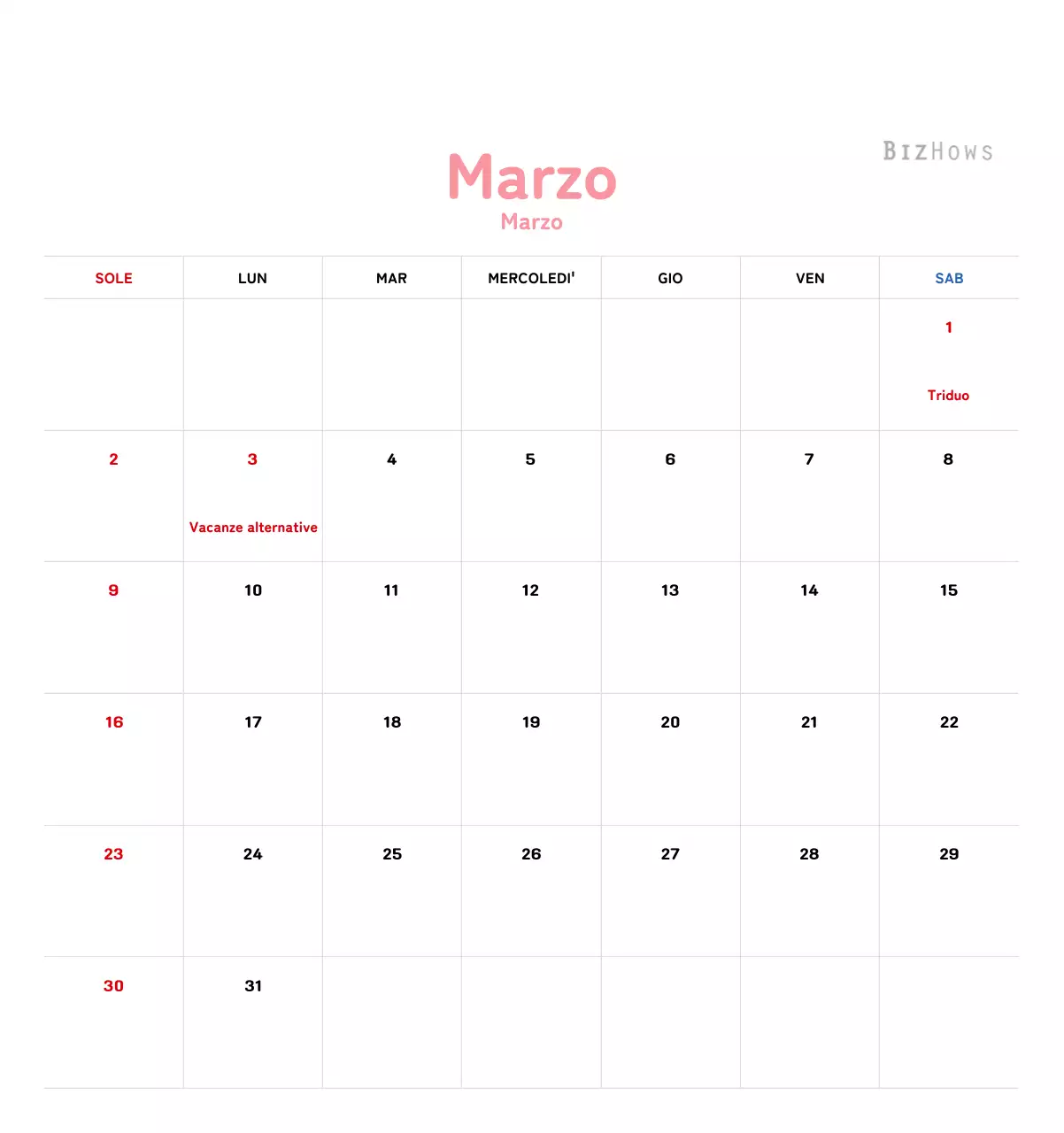 Calendario di Capodanno con una calda illustrazione