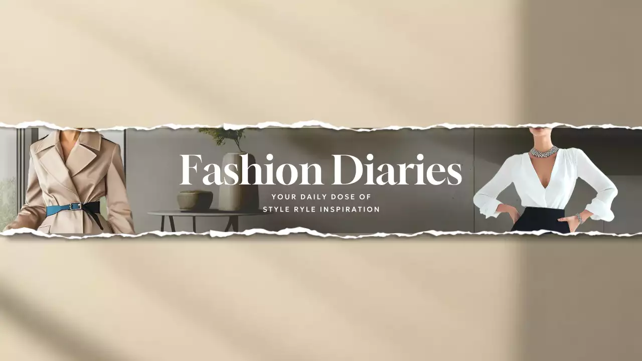 Beige Modern Fashion Newsletter YouTube Thumbnail