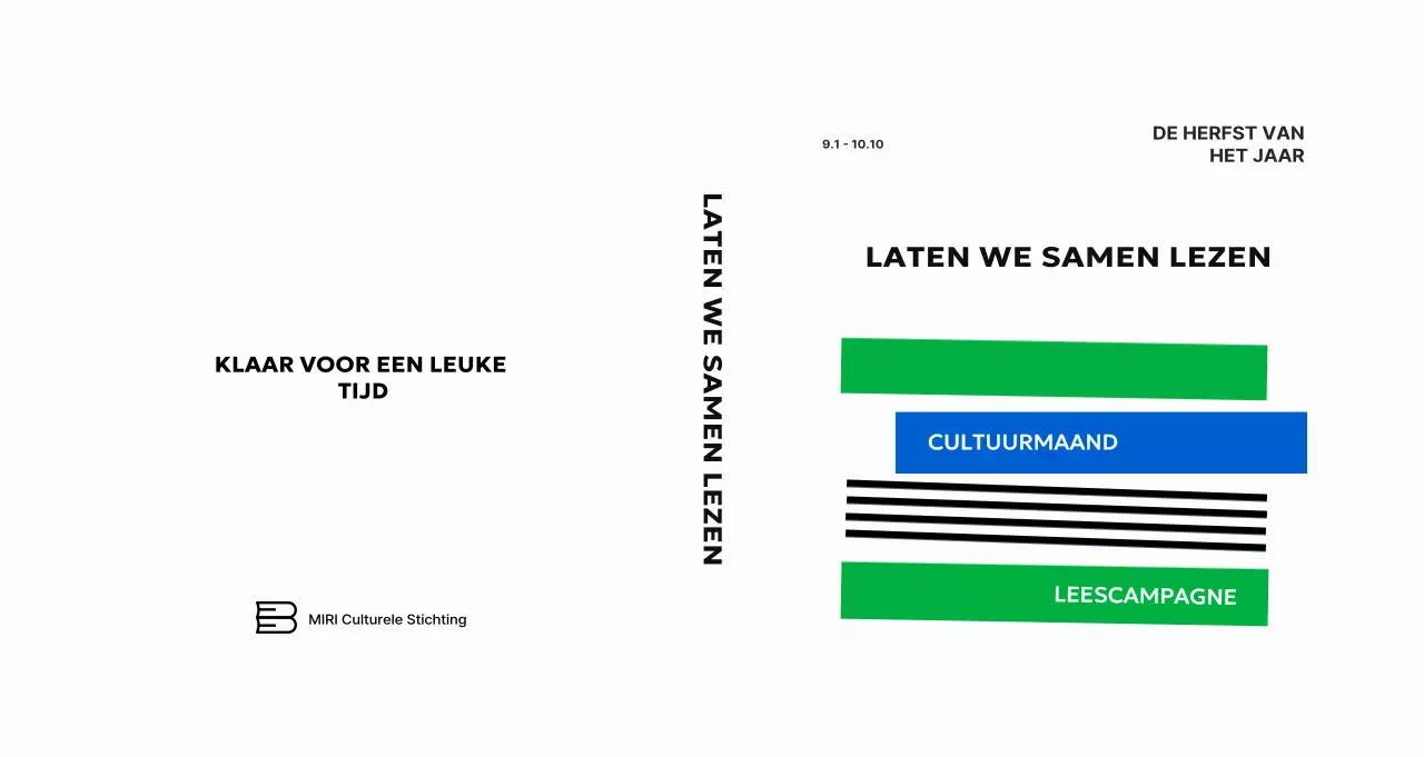 Een minimalistische leescampagne promoten