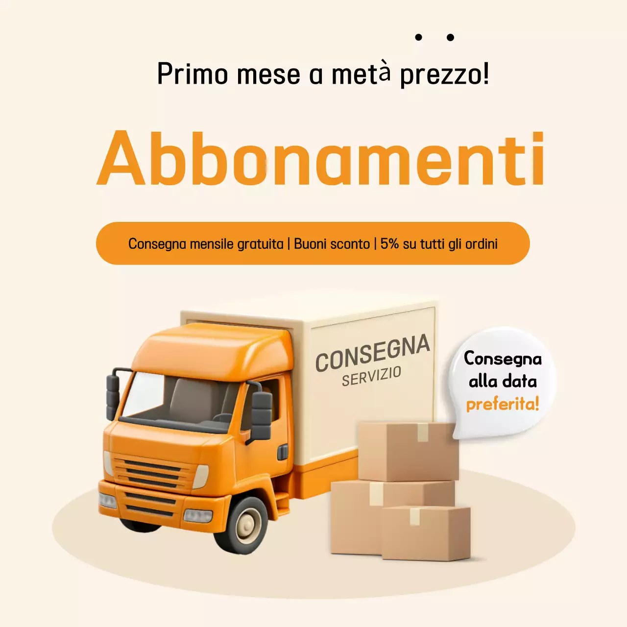 Promozione dell'abbonamento Orange Simple