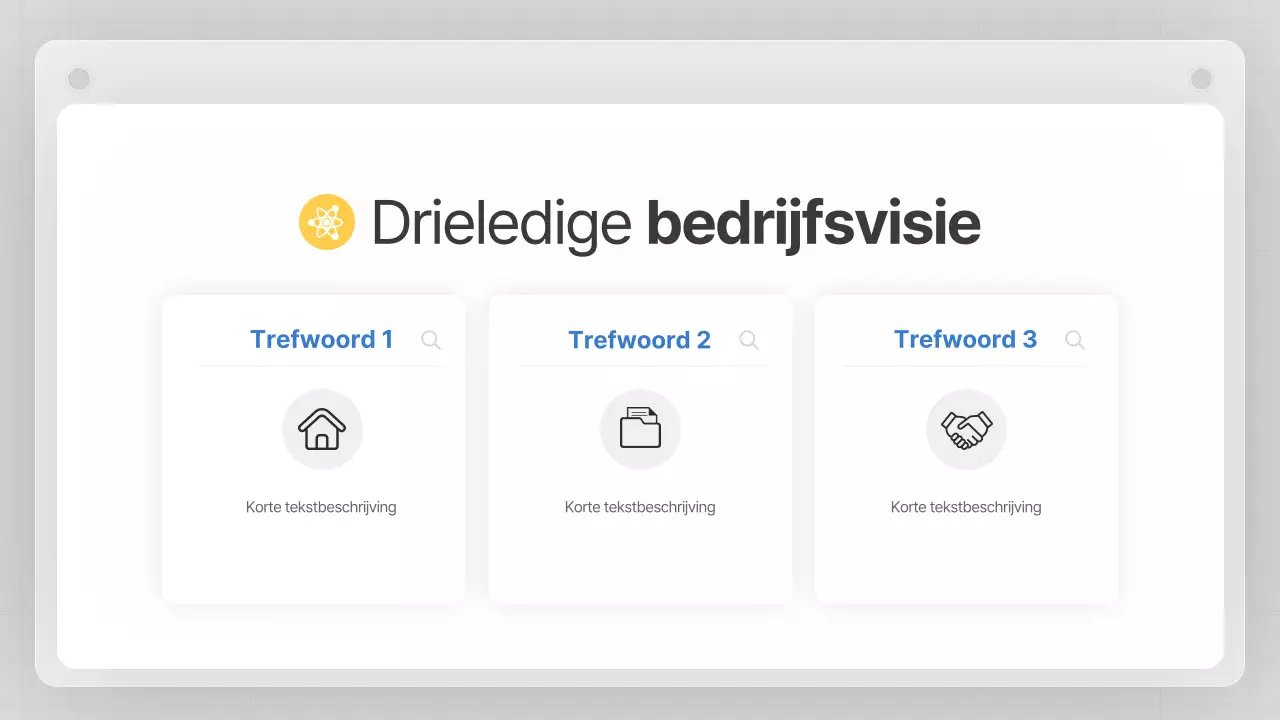 Een grijs, schoon bedrijfsplan