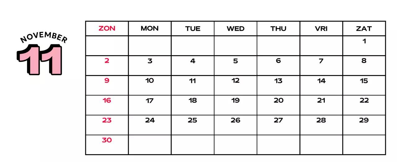 Kleurrijke kalenders met verschillende retro-illustraties