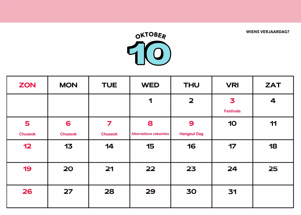 Kleurrijke kalenders met verschillende retro-illustraties