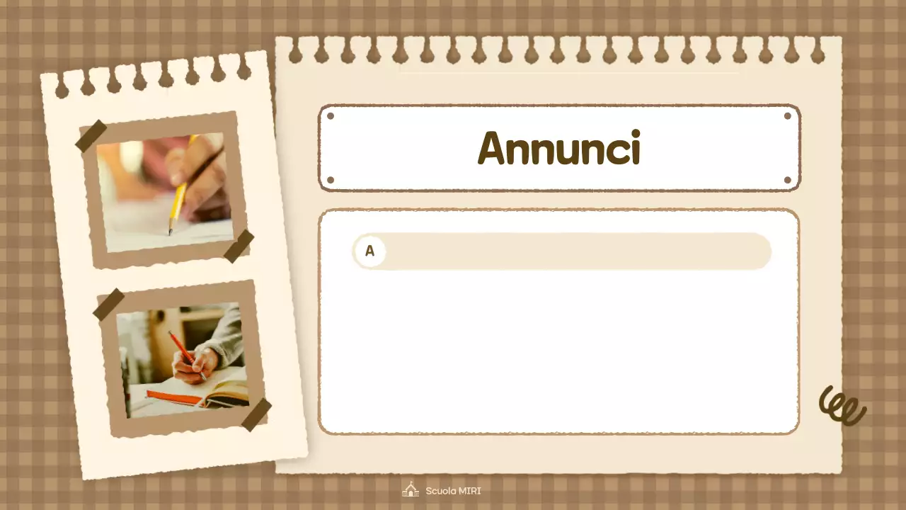 agenda di classe vintage beige