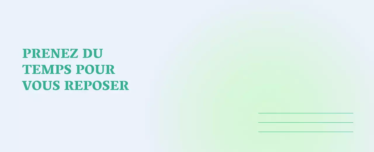 Calendrier minimaliste dégradé