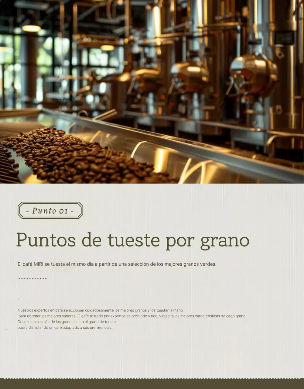 Promover la venta de granos de café vintage en azul claro y marrón