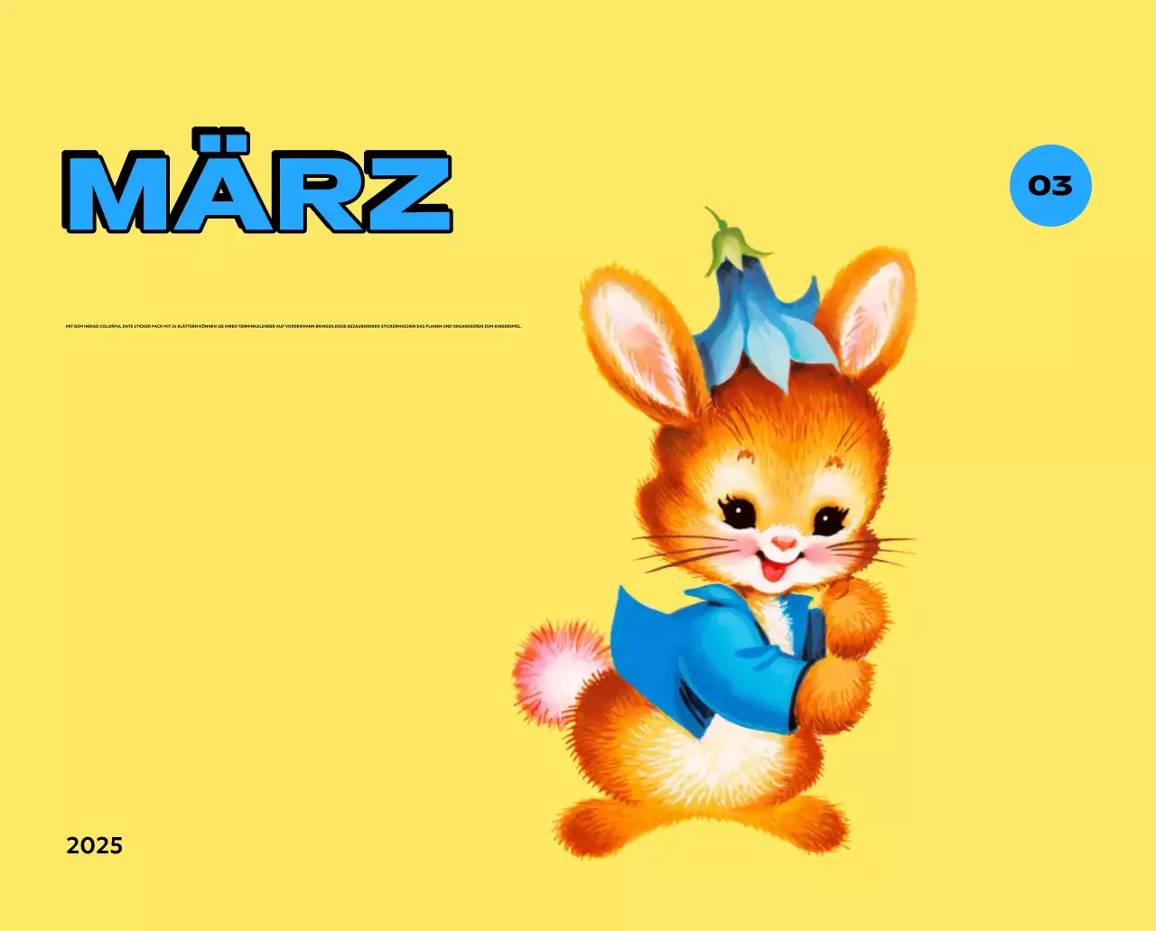 Bunte Kalender mit einer Vielzahl von Retro-Illustrationen