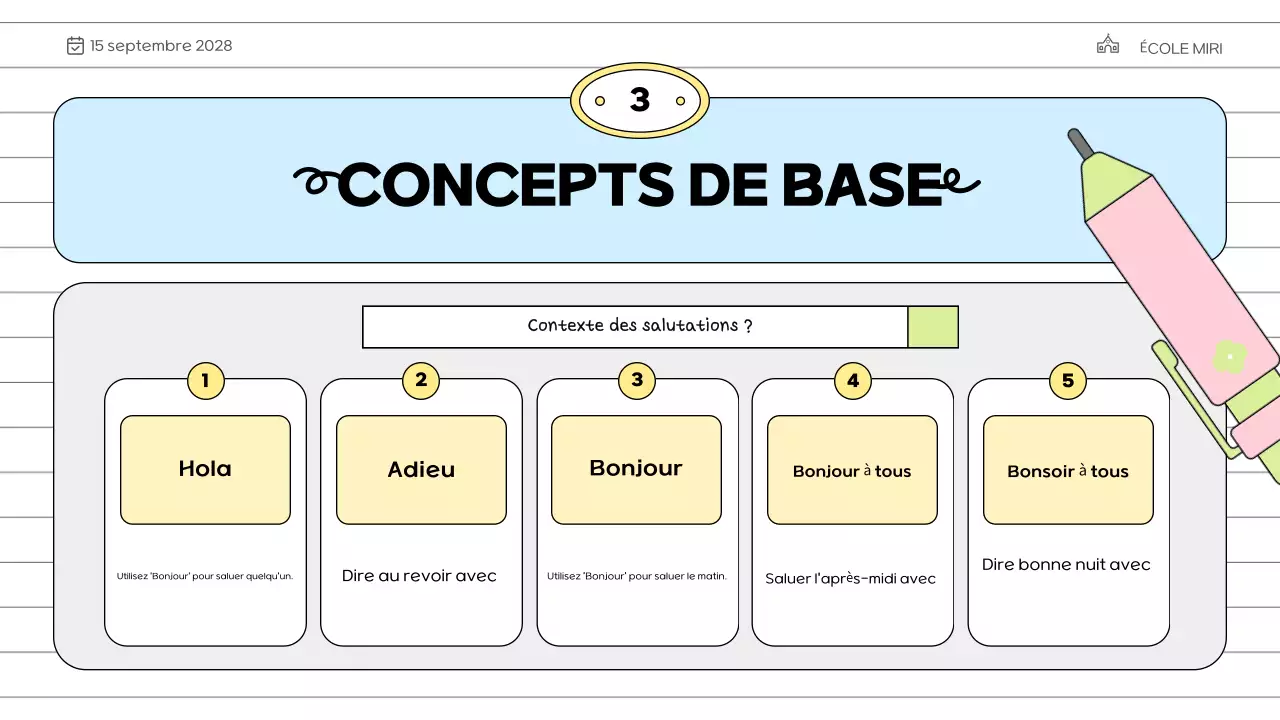 cours de formation minimale bleue