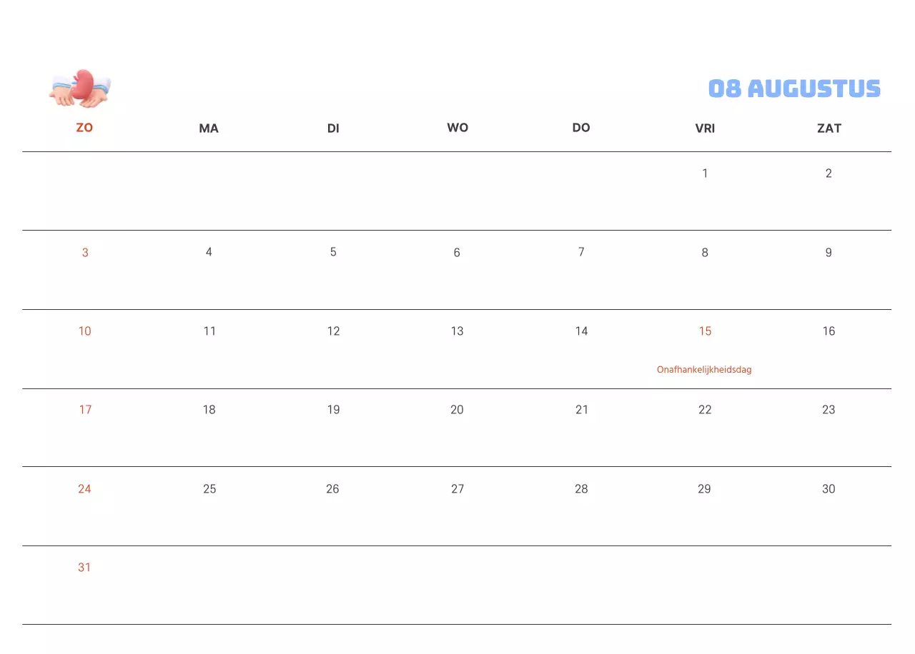 Een feestelijk ziekenhuis met illustraties met gezondheids- en gezinsthema's en kleurrijke accenten