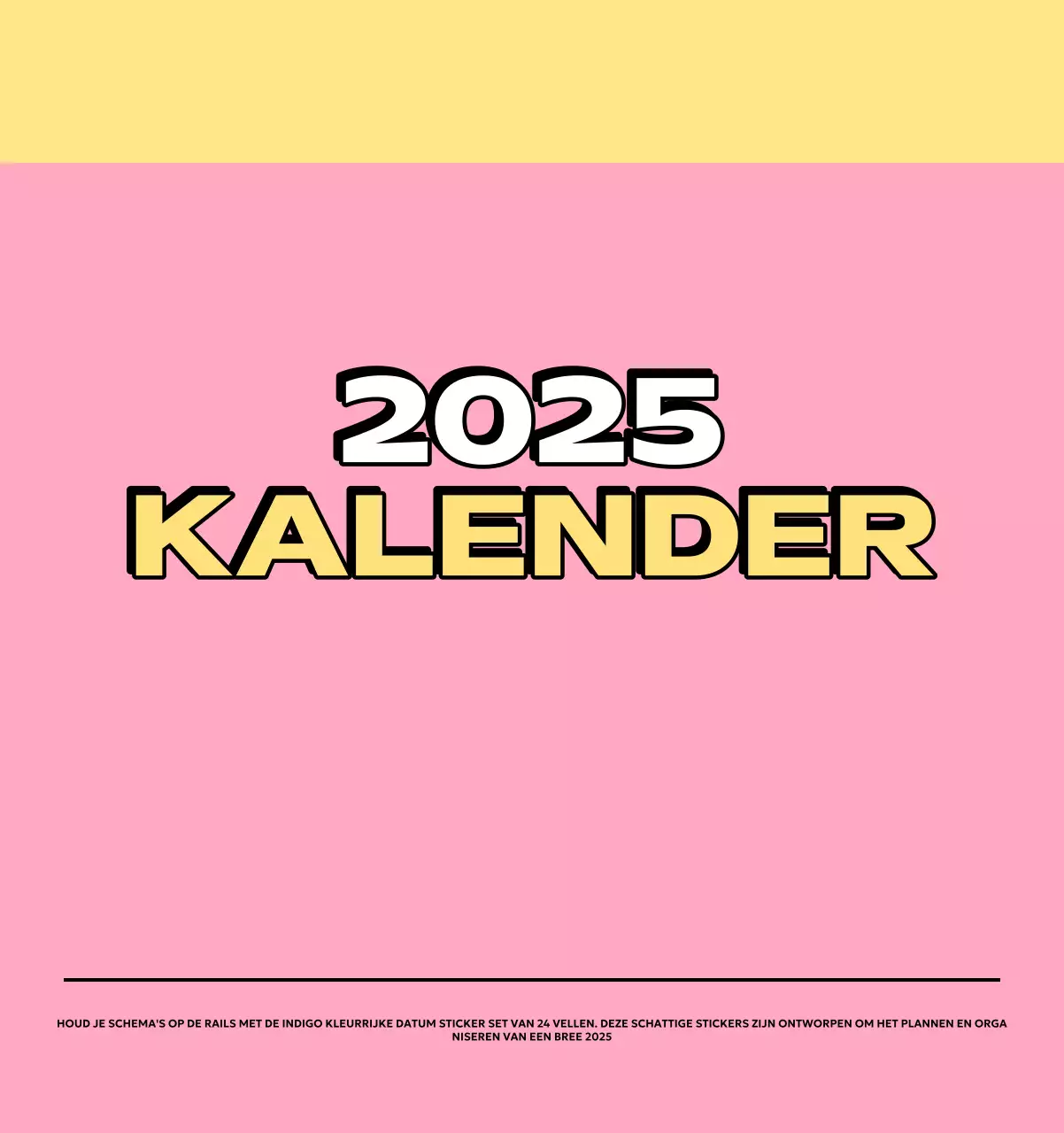 Kleurrijke kalenders met verschillende retro-illustraties