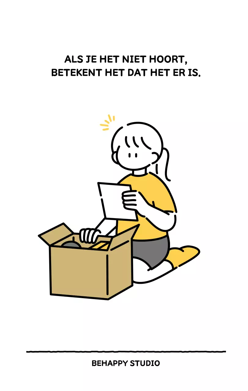 Geïllustreerde kalender met een mooie lijnstijl