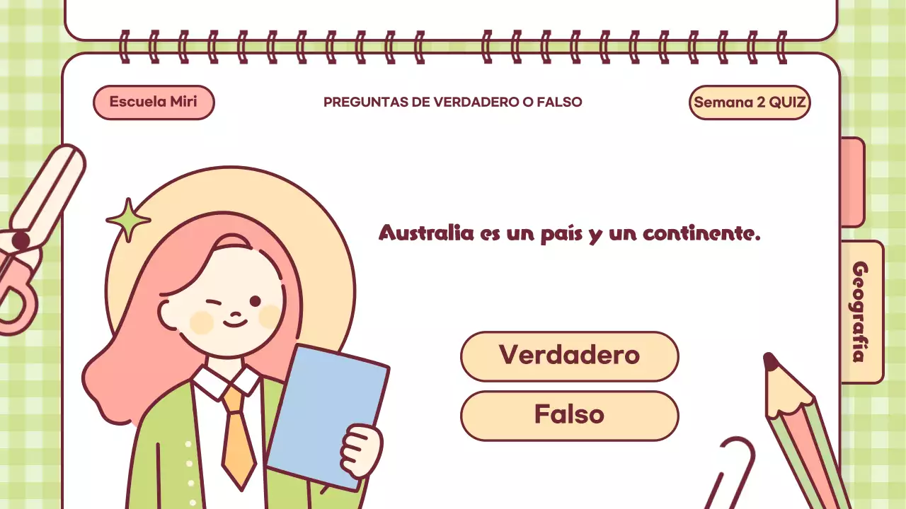 Pink Playful Quiz Time Presentación en clase