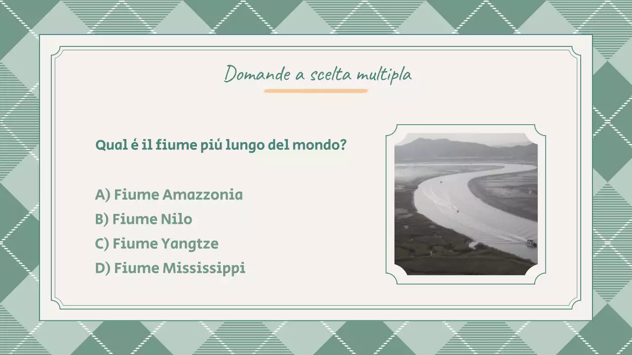 Presentazione del quiz scolastico Preppy Cute Green