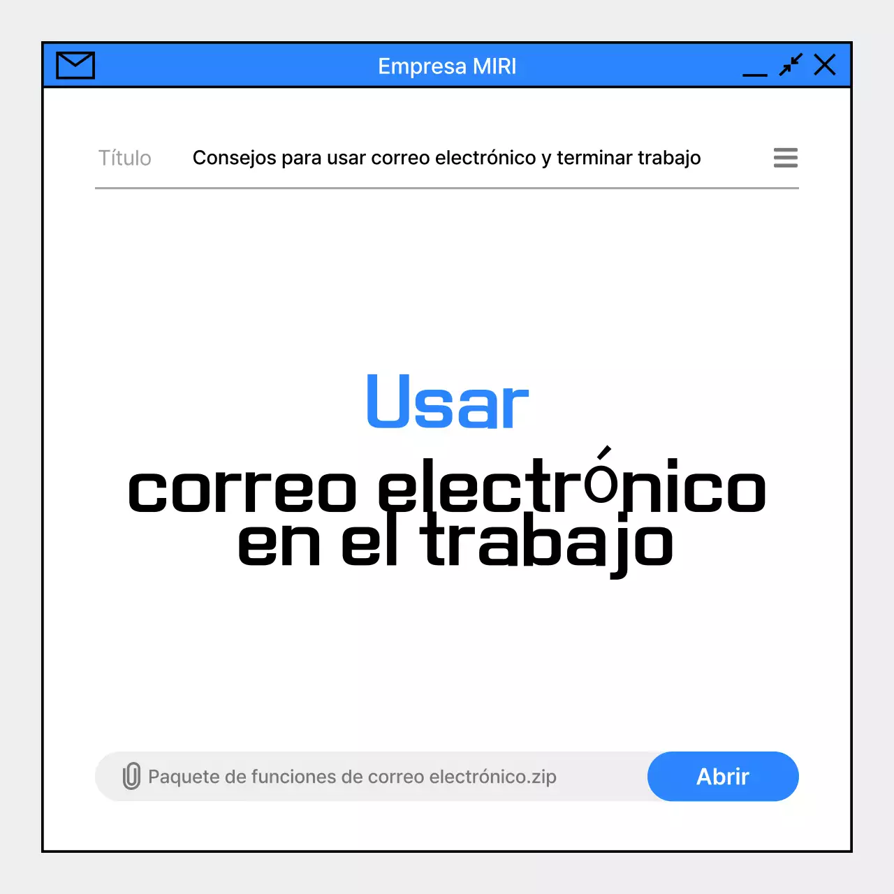 Guía del usuario de Blue Simple Email