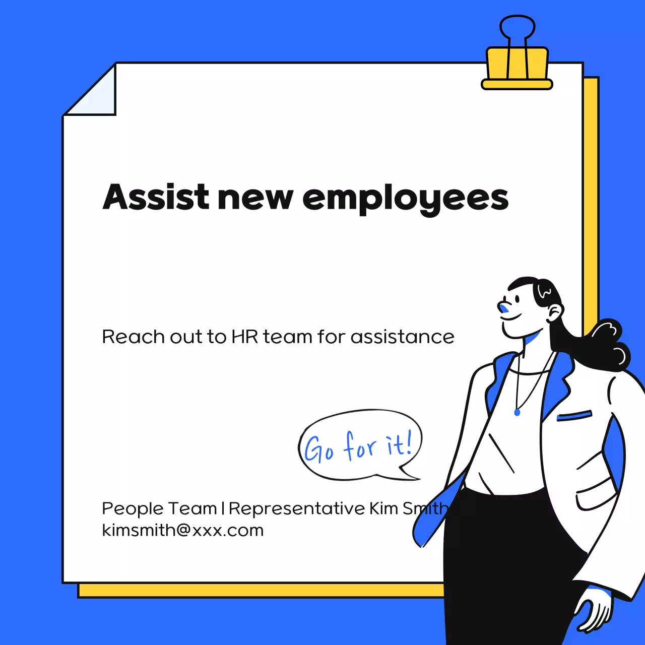 Blue Modern Workplace Guide Instagram Carousel