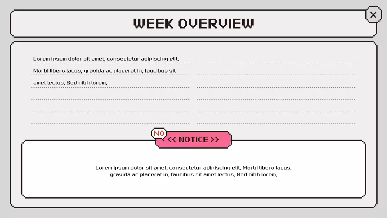 Apresentação do Planejador de Aulas Retro Rosa