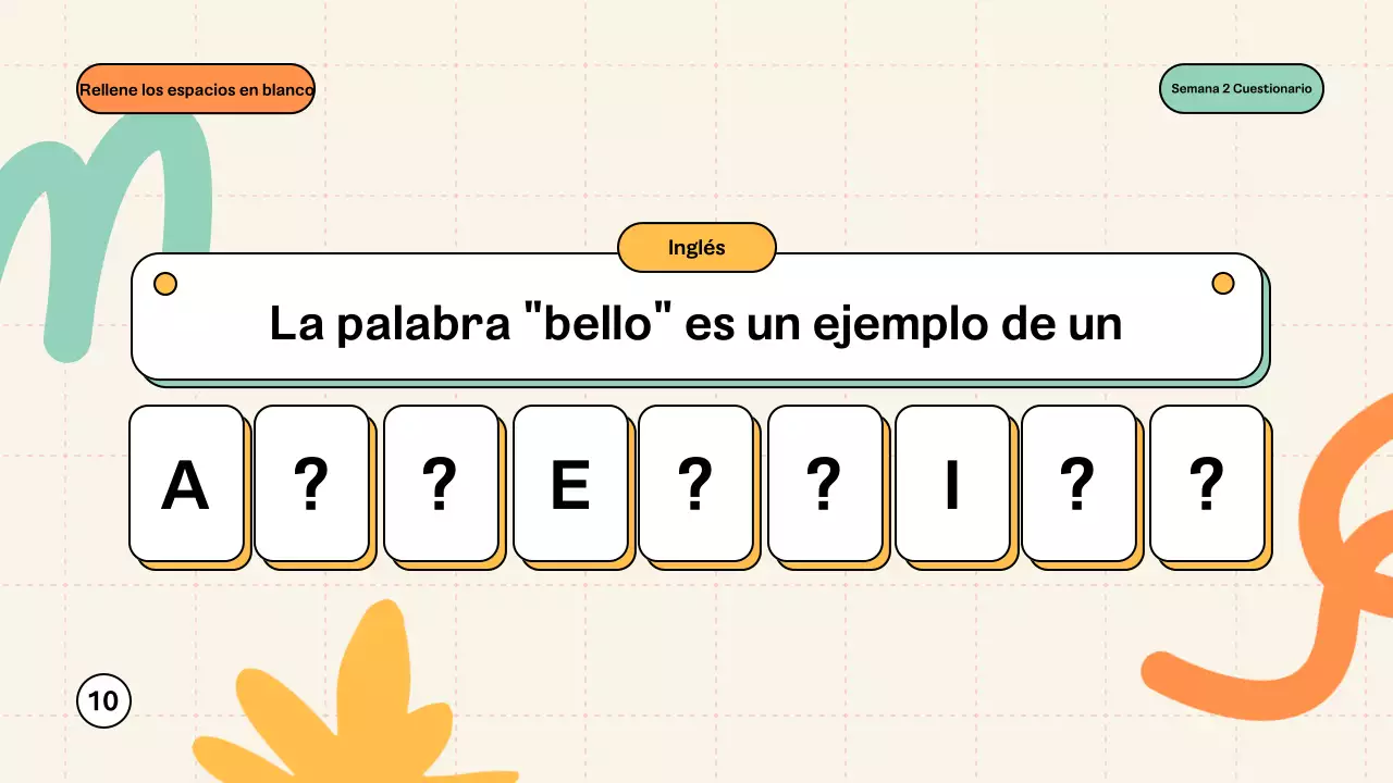 Mint Modern Quiz Material de clase