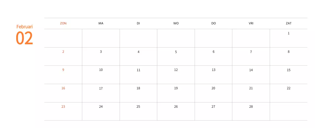 Nieuwjaarskalender met een warme geïllustreerde uitstraling