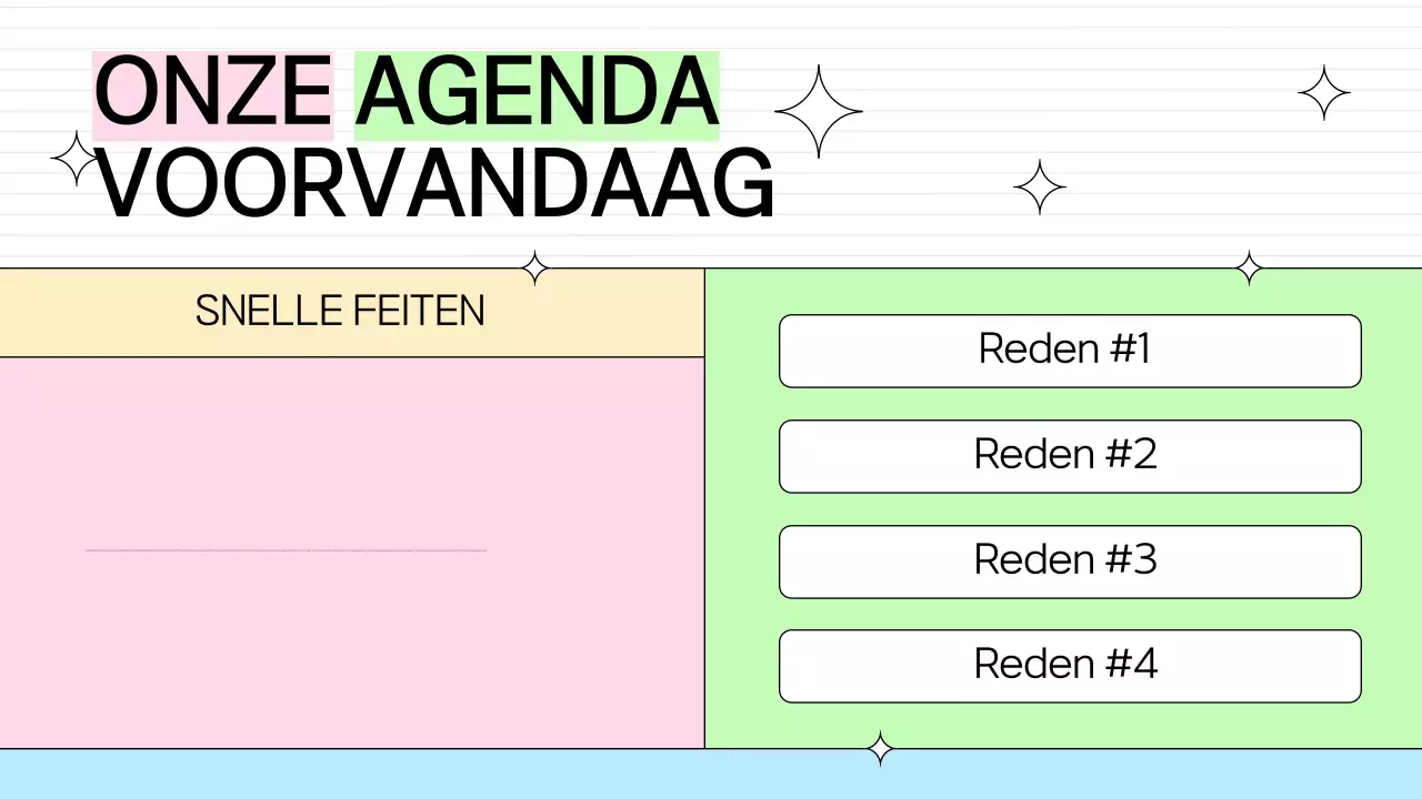 Kleurrijke trendy leden promotie