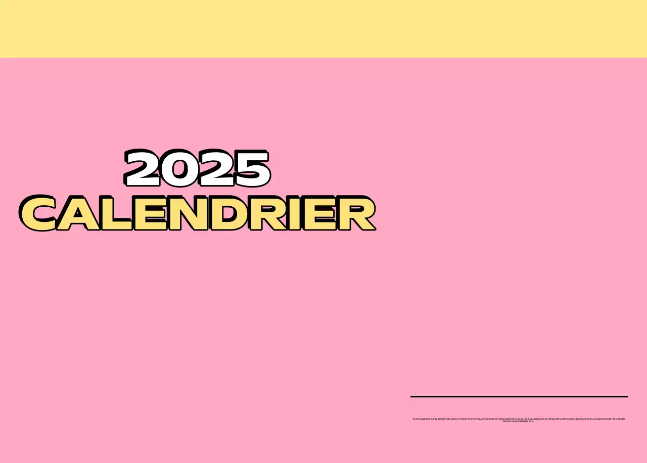 Calendriers colorés avec une variété d'illustrations rétro