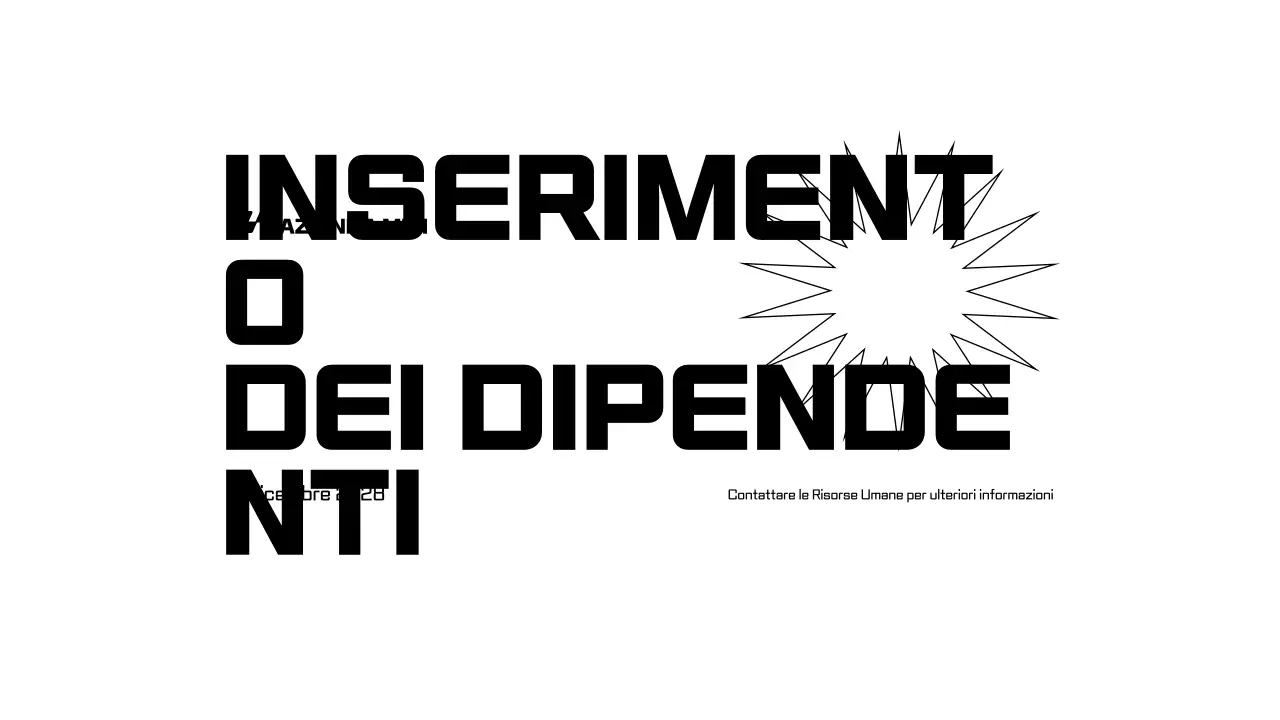 Presentazioni in bianco e nero per la formazione dei dipendenti