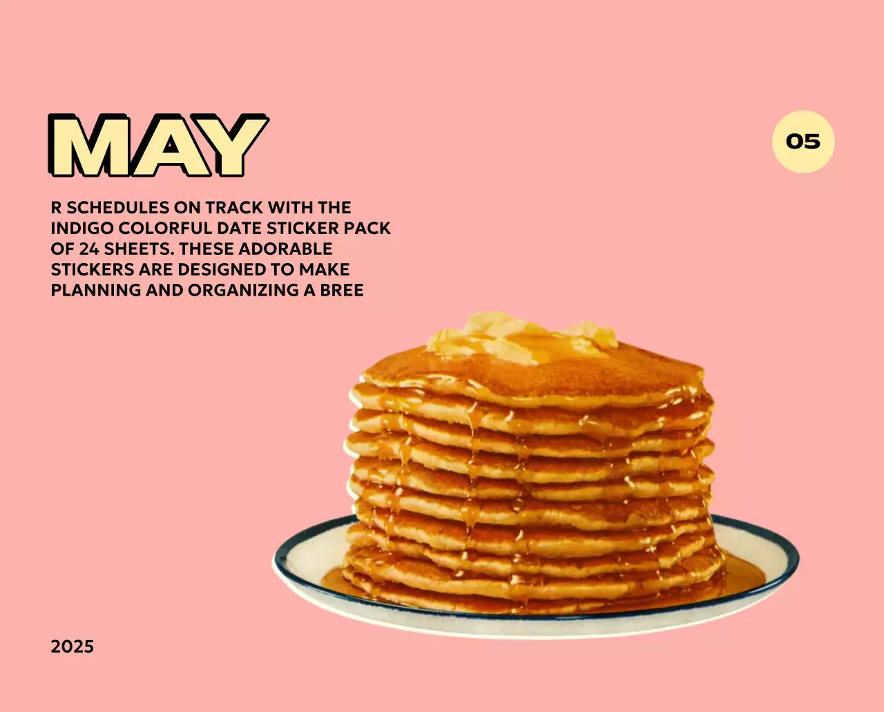 様々なレトロなイラストが描かれたカラフルなカレンダーカレンダー