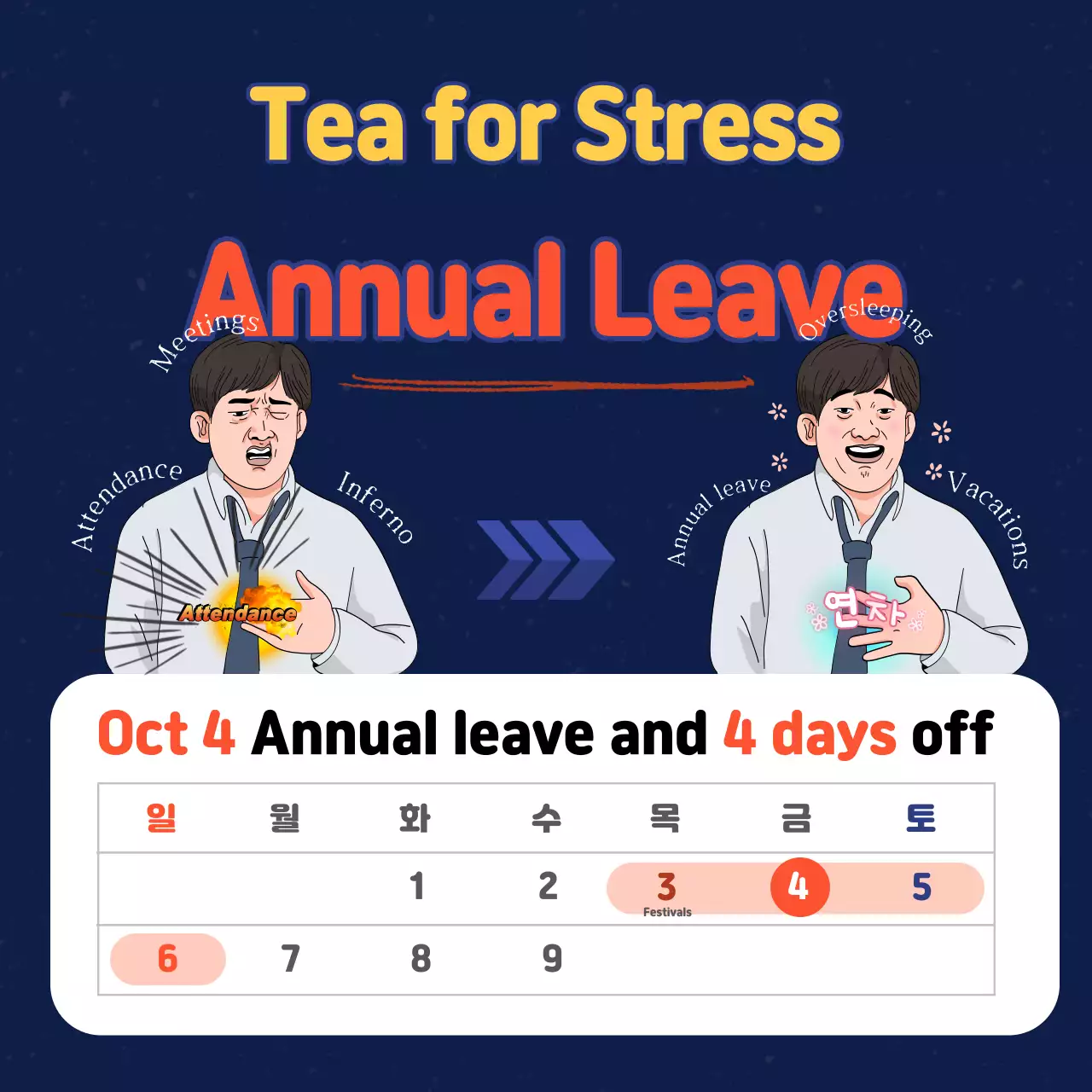 Postagem de promoção de estresse em quadrinhos da Marinha nas redes sociais