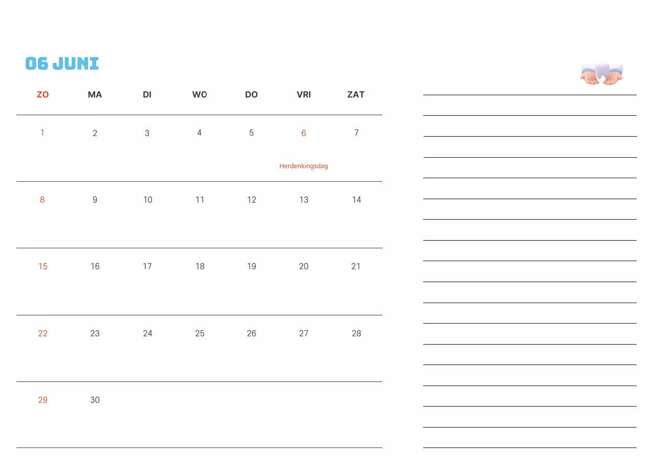 Een feestelijk ziekenhuis met illustraties met gezondheids- en gezinsthema's en kleurrijke accenten