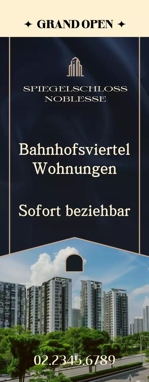 Schwarze Luxusimmobilien-Anzeigen