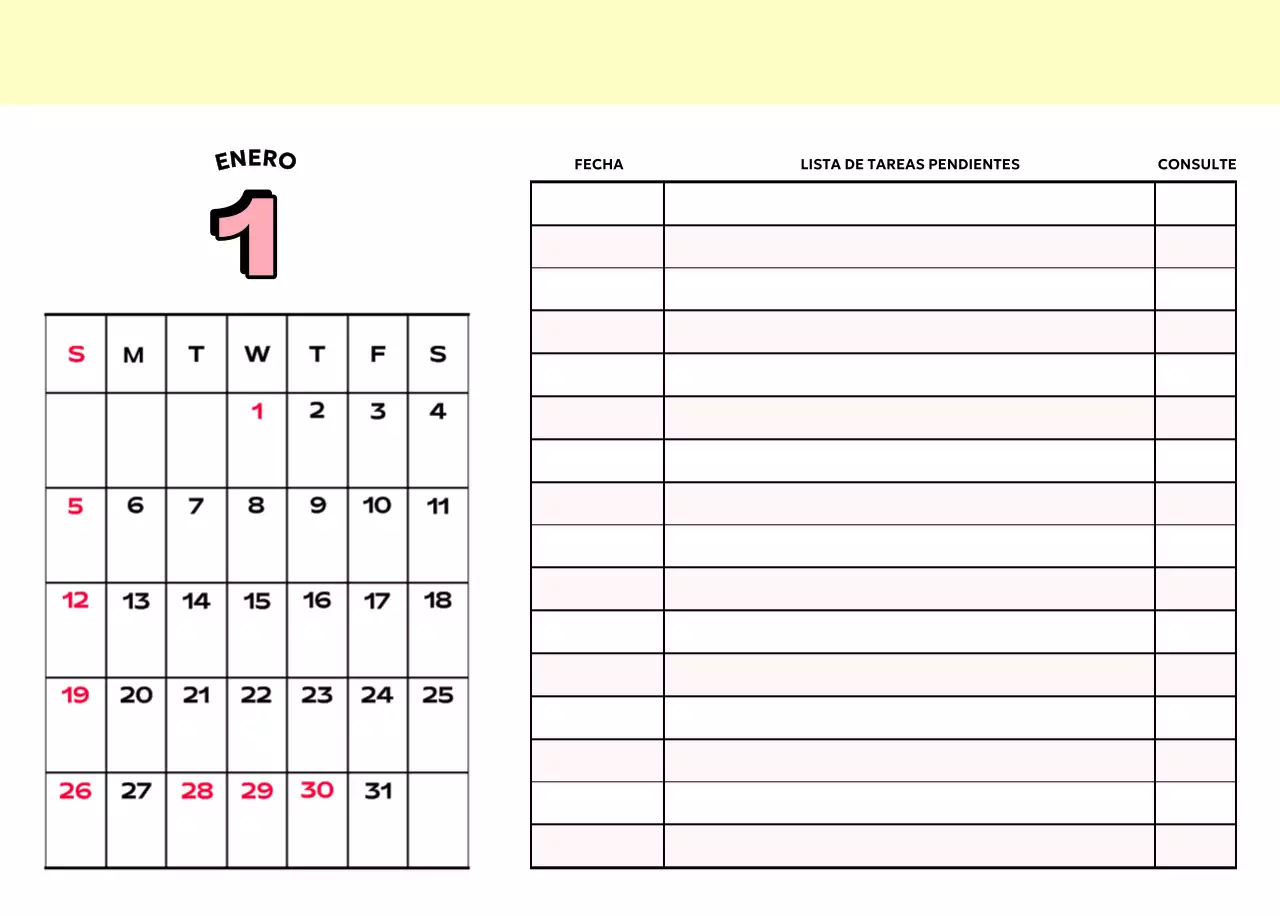 Coloridos calendarios con diversas ilustraciones retro