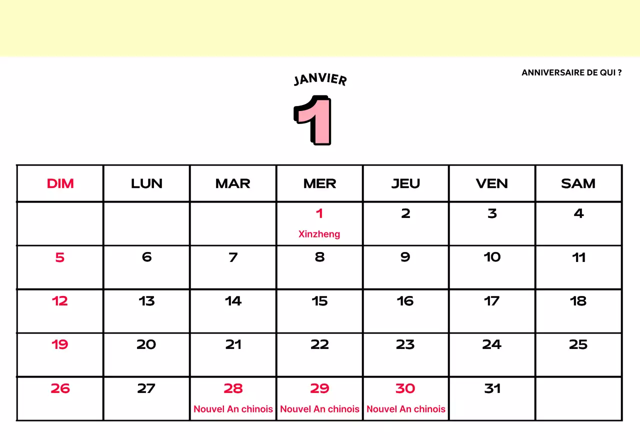 Calendriers colorés avec une variété d'illustrations rétro