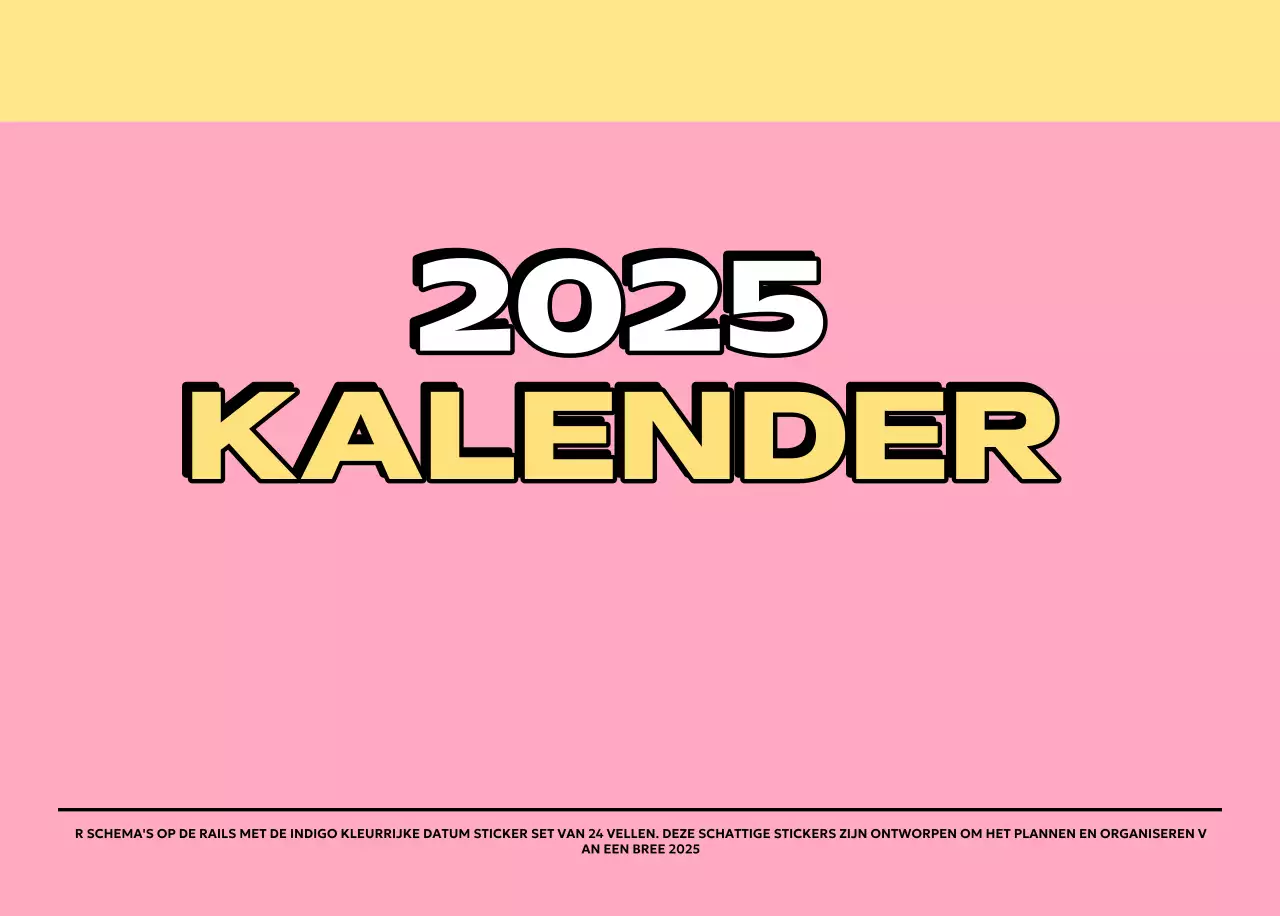 Kleurrijke kalenders met verschillende retro-illustraties