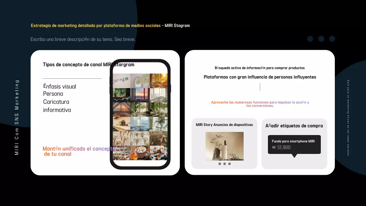 Promover la guía moderna de marketing azul marino y arco iris